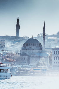 View of cathedral in city