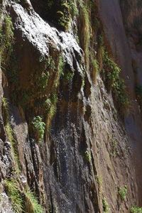 Scenic view of rock formations