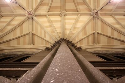 Low angle view of ceiling