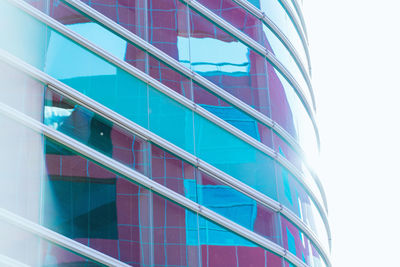 Low angle view of glass building