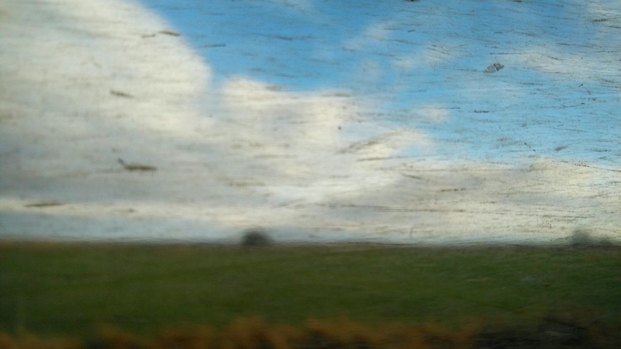 looking through the Train window. · germany Schleswig-Holstein looking through window train train ride Nature landscape window window glass dirt and scratches dirt Glitch Glitch experiment true colors