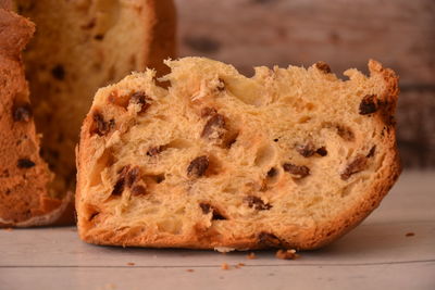 Close-up of cookies on table