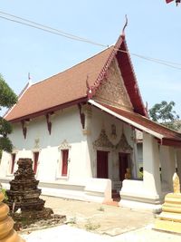 Low angle view of temple