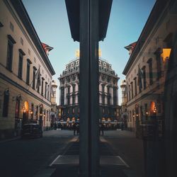 View of buildings in city