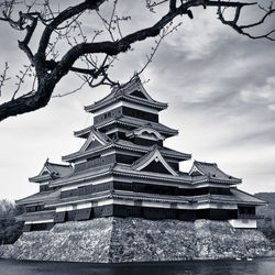 Low angle view of temple