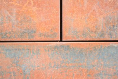 Full frame shot of orange wall