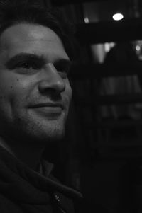 Portrait of smiling mid adult man