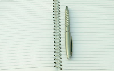 Close-up of open book