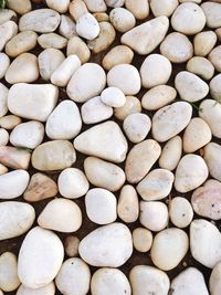 Full frame shot of stones