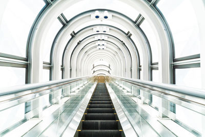 Staircase in modern building