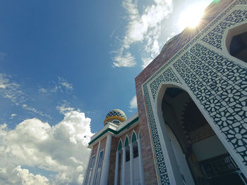 Low angle view of building against sky