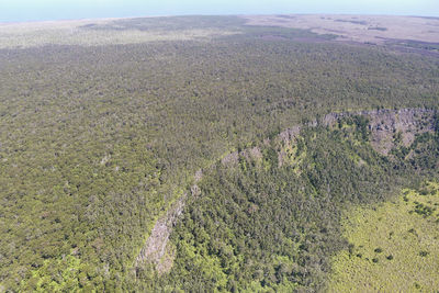 High angle view of landscape