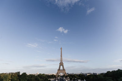 View of monument against cloudy sky