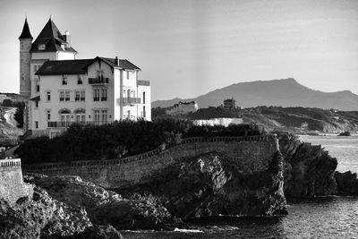 Buildings at waterfront