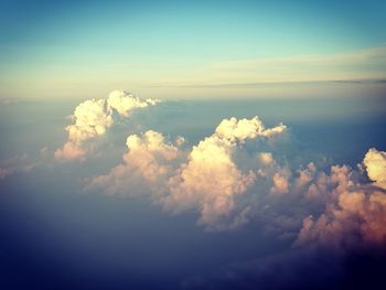 Low angle view of clouds in sky