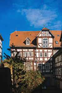 Low angle view of building against sky