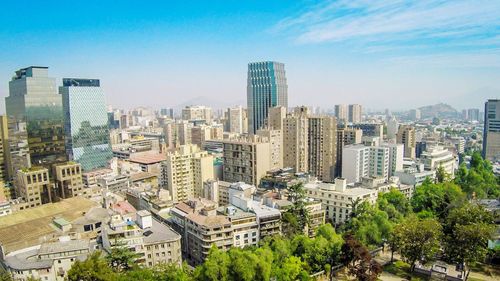 Aerial view of city