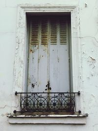 Close-up of house window