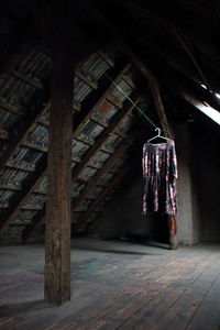 Clothes drying on clothesline