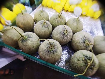 Close-up of fruits for sale in market