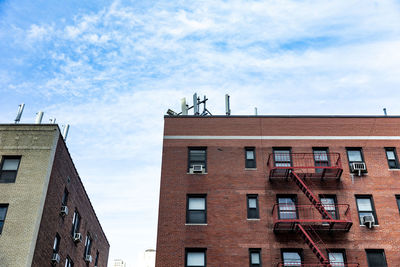 Low angle view of building against sky