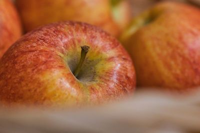 Close-up of apple on table