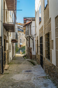 Street amidst buildings in city