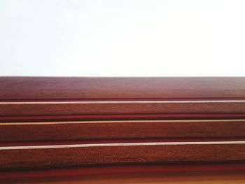 Close up of red wall