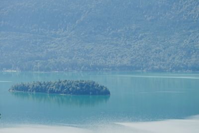 Scenic view of lake