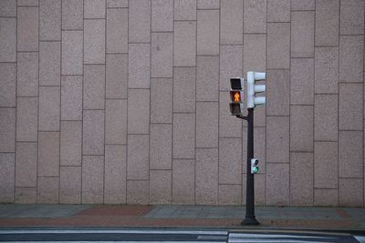 Traffic light in the street