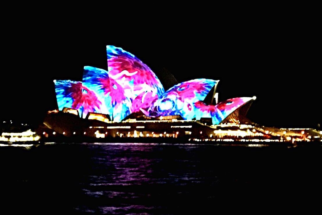 night, reflection, illuminated, water, no people, multi colored, outdoors, architecture, nature, sky, close-up