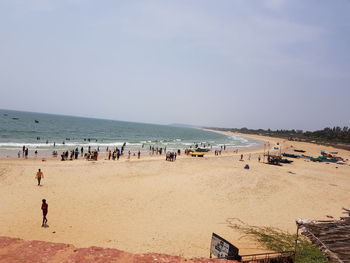 Group of people on beach