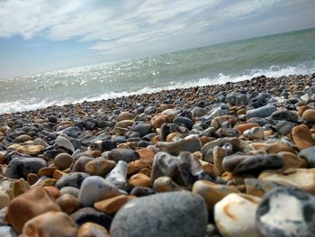 Scenic view of beach