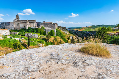 The stone tells. stone wonder. gravina in puglia. italy