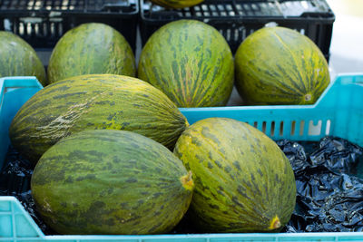 Close-up of fruits for sale at market stall