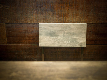 Directly above shot of text on table