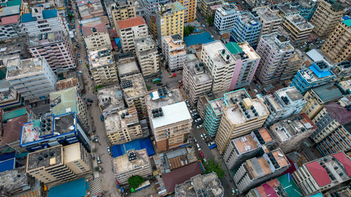 Aerial view of dar es salaam, tanzania