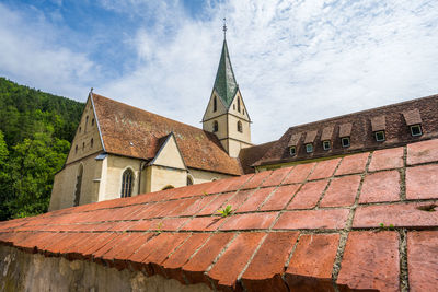 Low angle view of building against sky