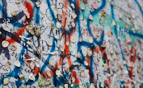 Full frame shot of weathered wall