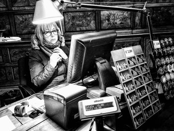 Close-up of food in store