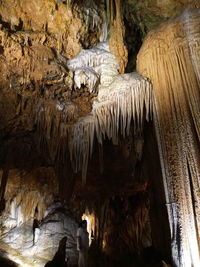 Low angle view of cave