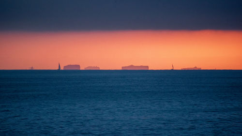 Supply chain issues have cargo ships backed up in shipping lanes at the port of long beach, ca