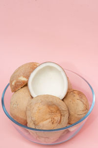 Close-up of cookies on table