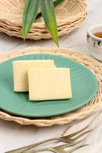 Getuk bandung, indonesian traditional snack jajan pasar from bandung, west java.