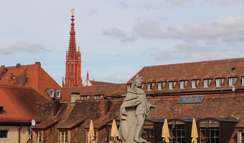 Low angle view of church against sky