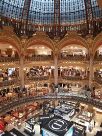 Group of people in shopping mall