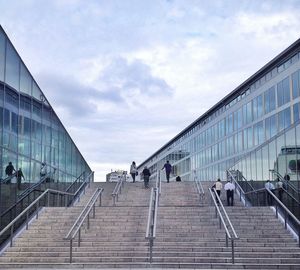 Staircase leading to building