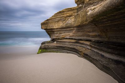 Rock formations at seaside