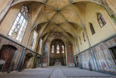 Corridor of historic building