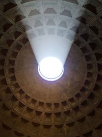 Low angle view of illuminated ceiling of cathedral